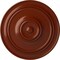 Ekena Millwork Classic Ceiling Medallion (For Canopies up to 5 1/2"), Hand-Painted Firebrick, 21 7/8"OD x 2 3/8"P CM22CLFIF - alternate 1